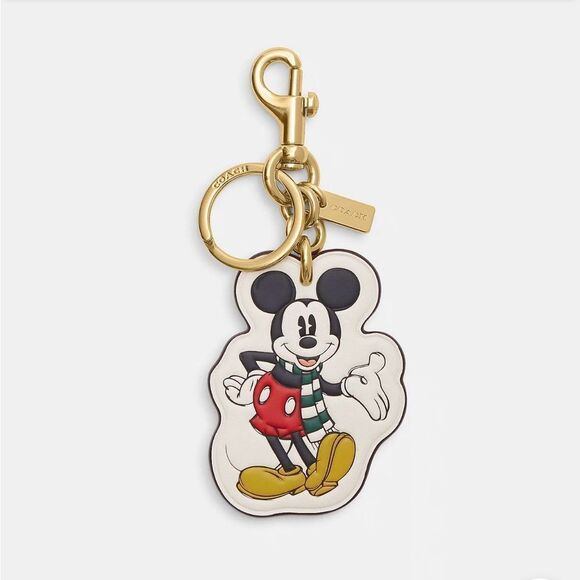 NWT Disney X Coach Mickey Mouse Bag Charm - Picture 1 of 4